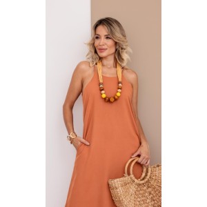 Vestido Longo Alças Finas